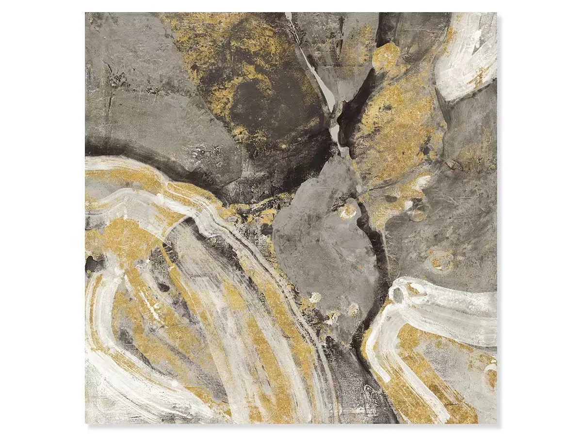 Tableau rivière d'or imprimé sur toile 50x50 cm