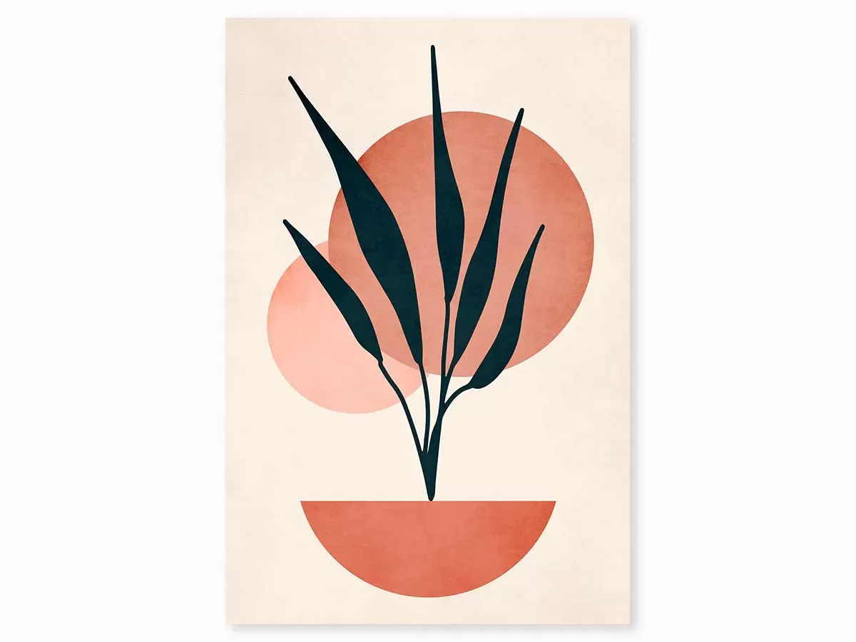 Tableau fleurs Copenhagen déco imprimé sur toile 30x45 cm