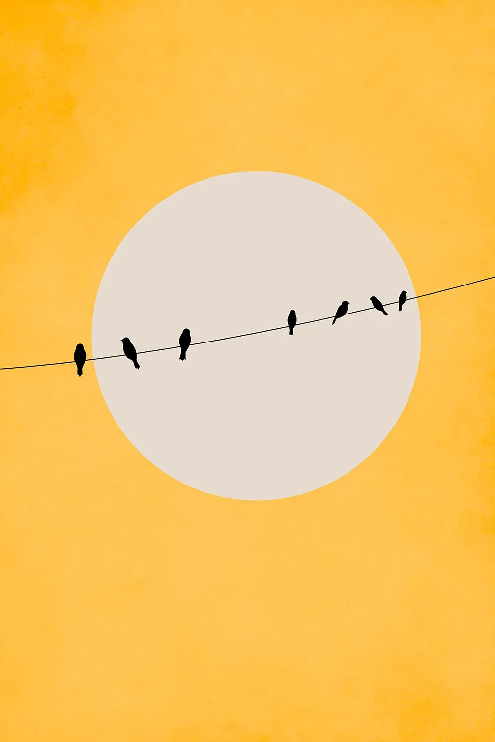 Tableau abstrait depart electrique imprimé sur toile 60x90 cm