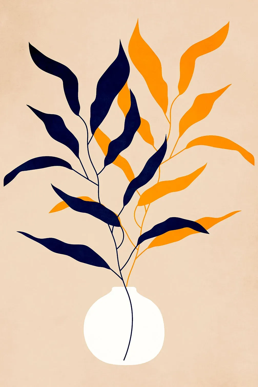 Tableau fleurs plante et purete imprimé sur toile 60x90 cm