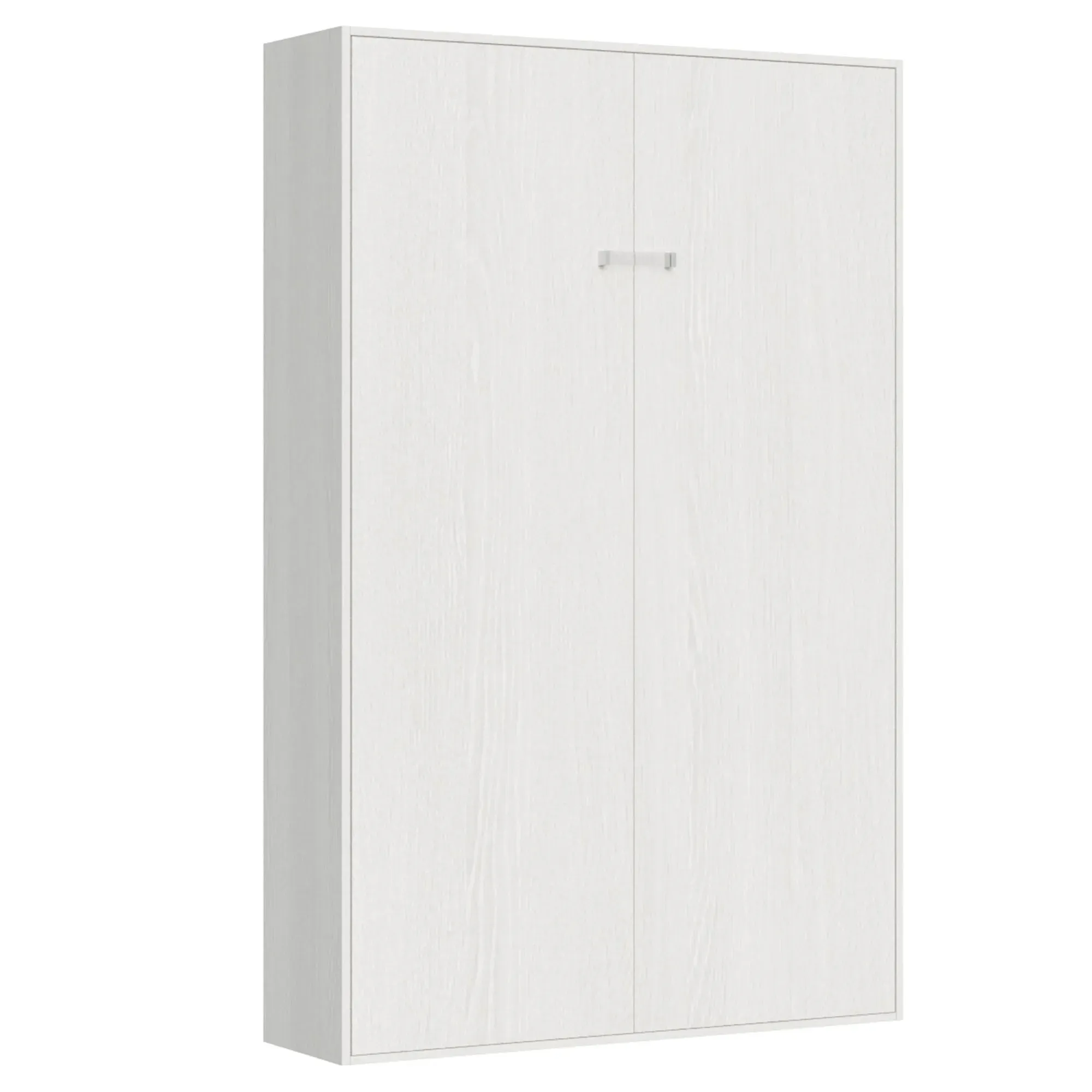 Lit escamotable vertical 140 frêne blanc