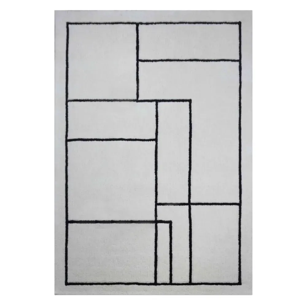 Tapis en laine tissé main à motifs