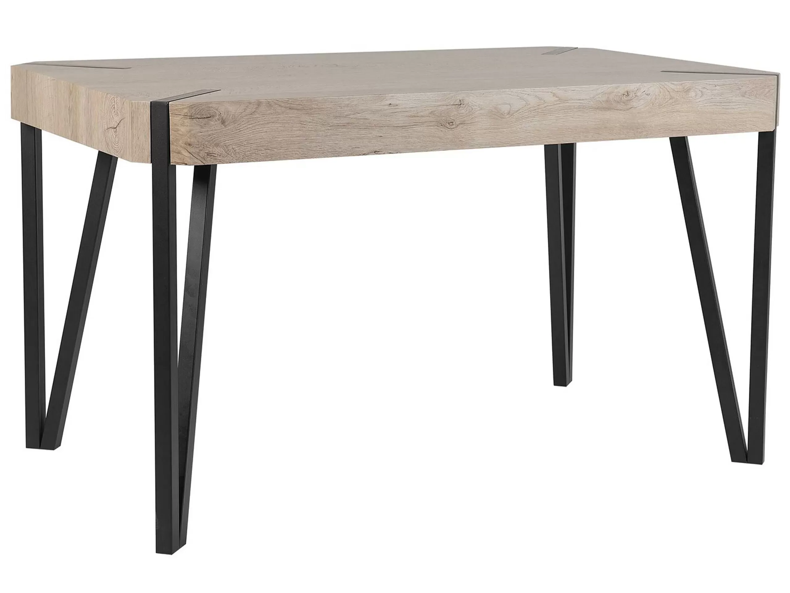 Table de repas taupe 130 cm 80 cm