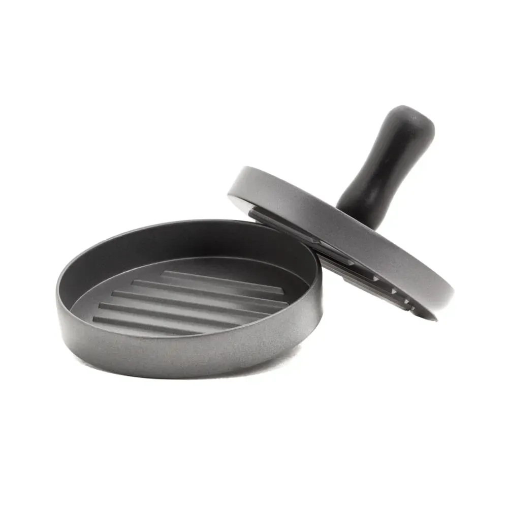 Presse a hamburger en aluminium noir