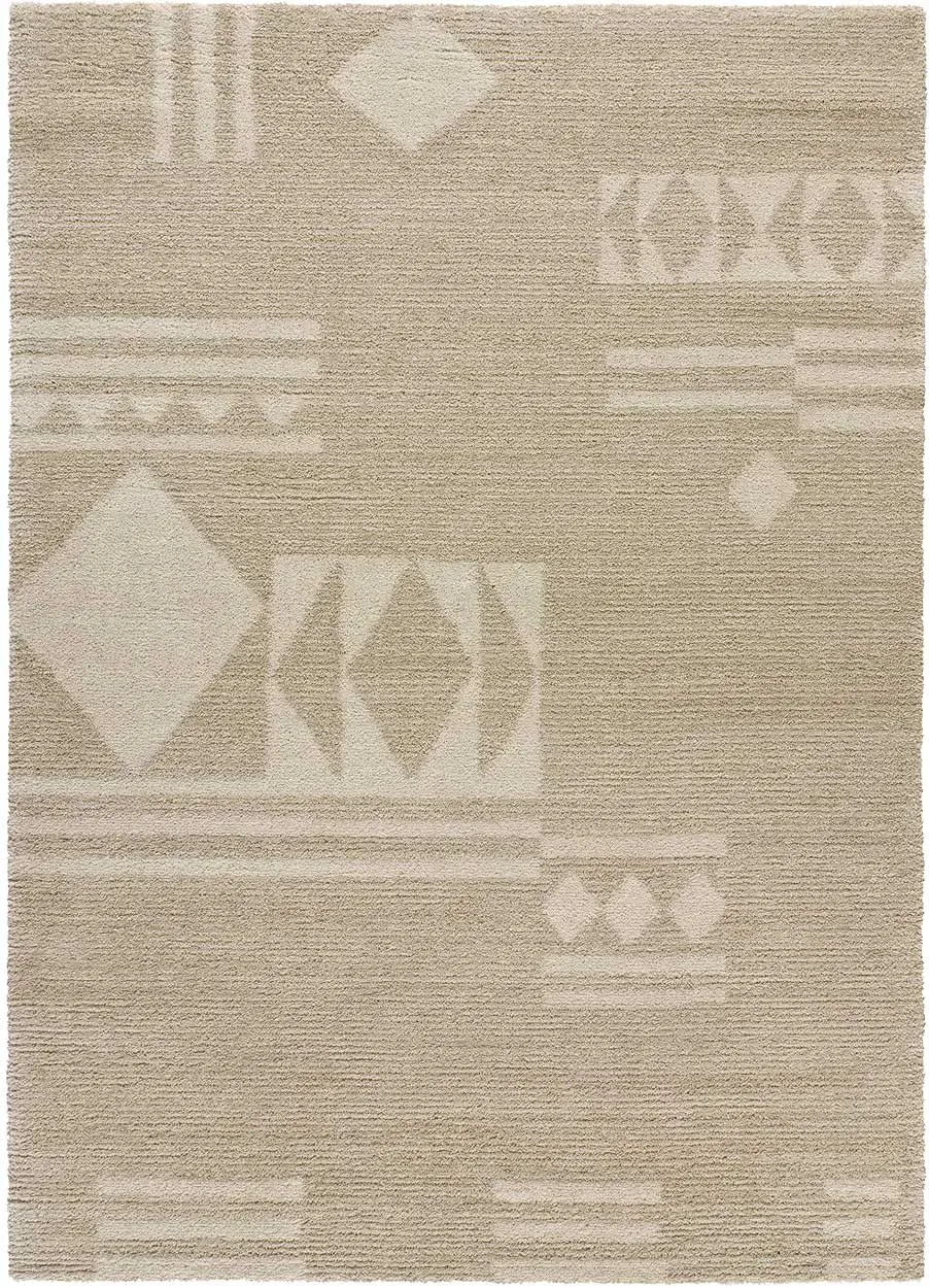 Tapis ethnique beige 120x170 cm
