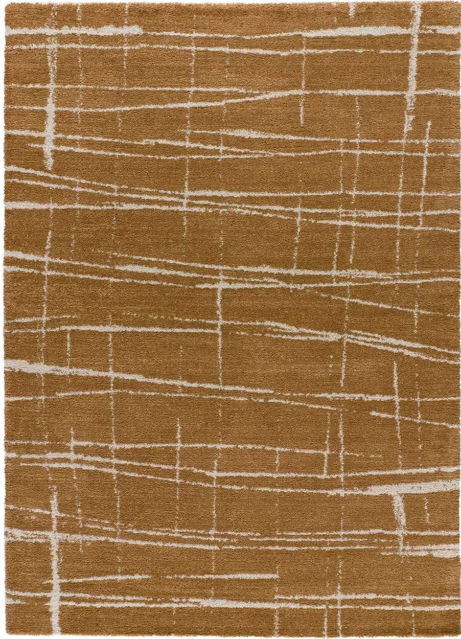 Tapis abstrait cuivre 120x170 cm