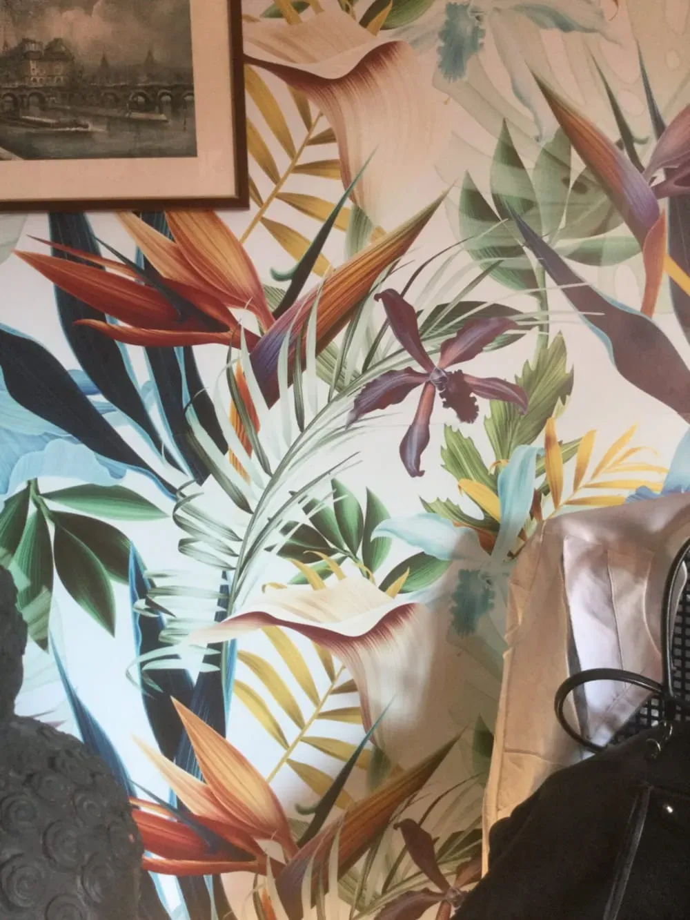 Papier Peint Tropical,papier écologique fin,200x280cm,8 feuilles