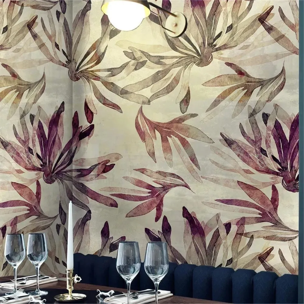 Papier Peint Algues,papier écologique fin,200x280cm,8 feuilles