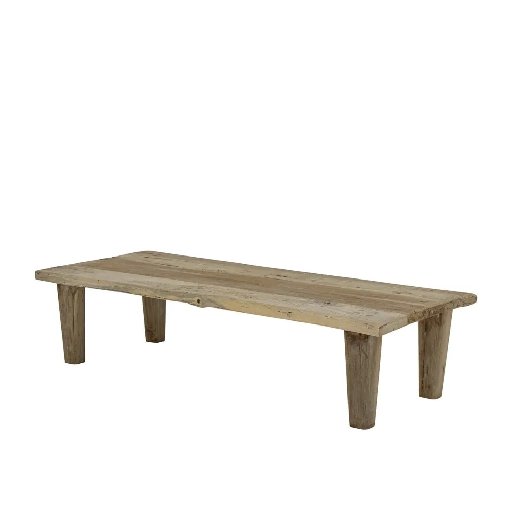 Table basse en bois recyclé nature