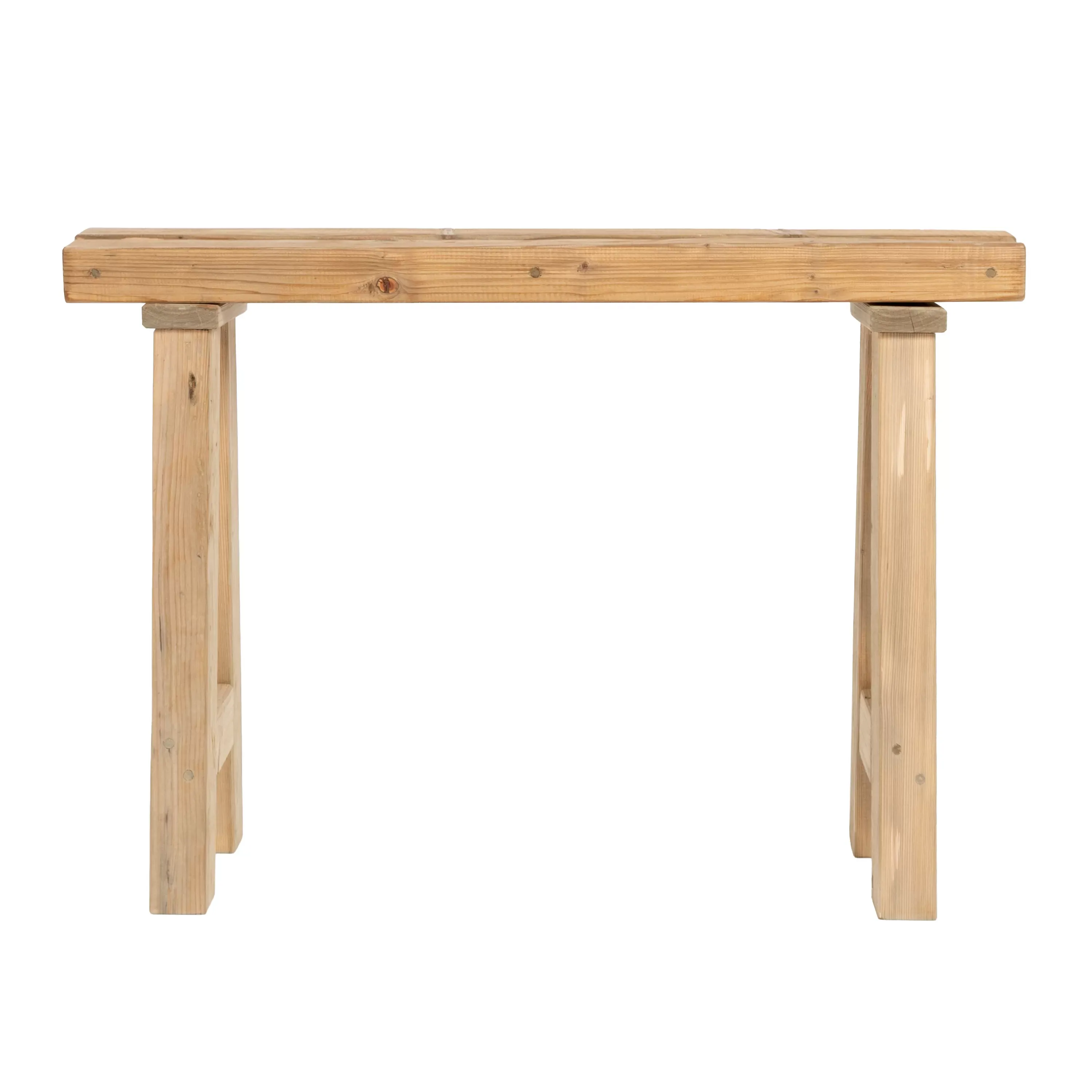 Console en bois d'épicéa massif récupéré