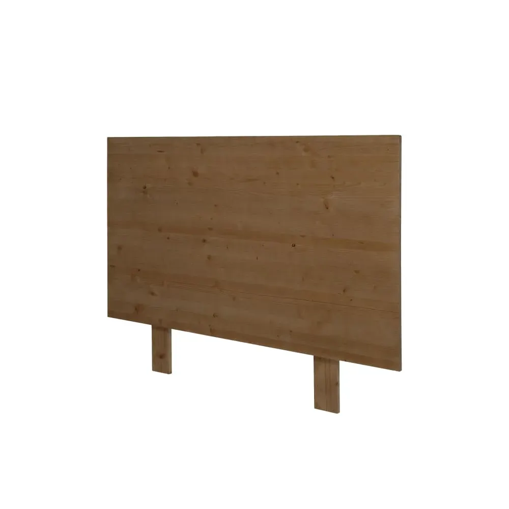 Tête de lit en bois massif de sapin marron 160 cm