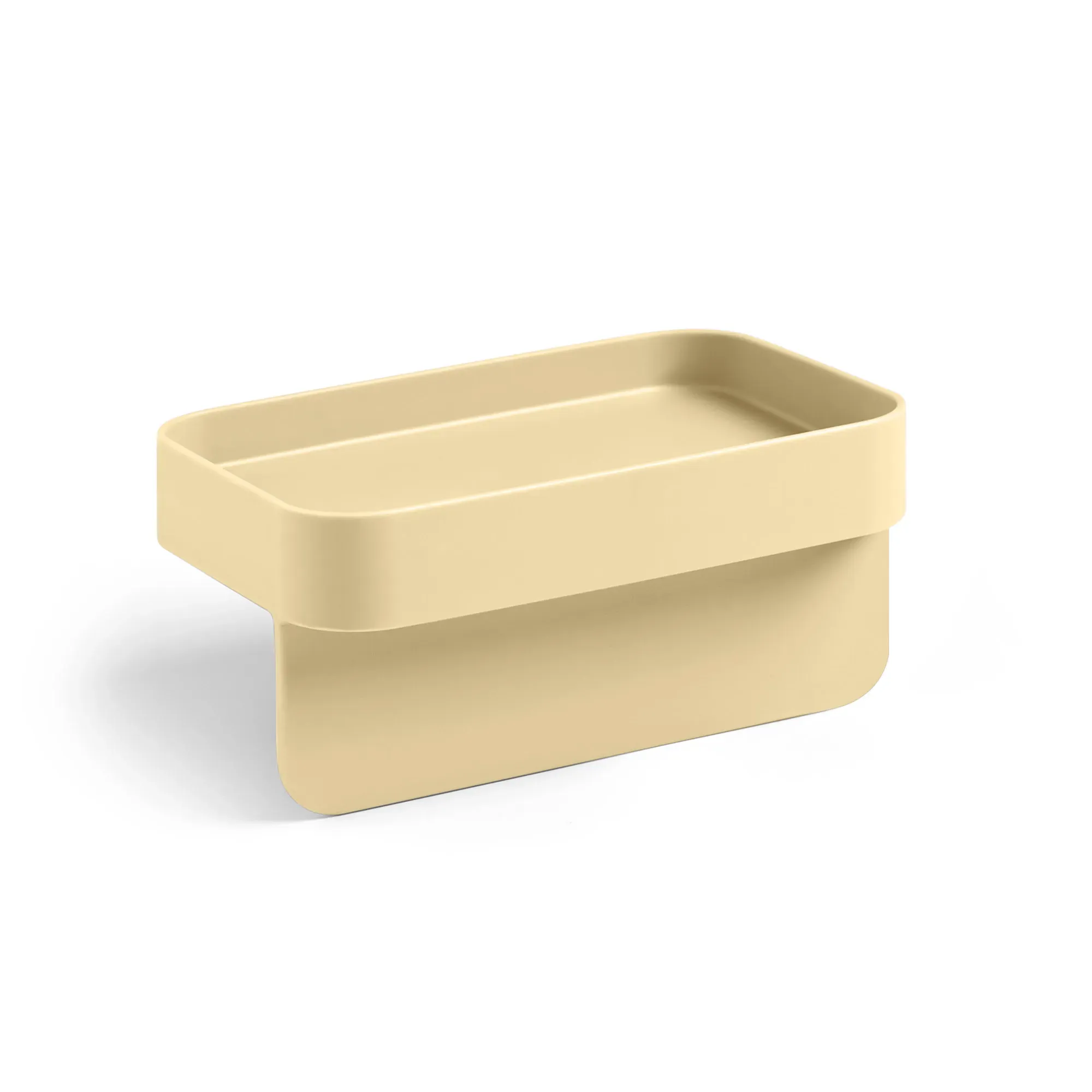 Porte-éponge à ventouses en polypropylène jaune