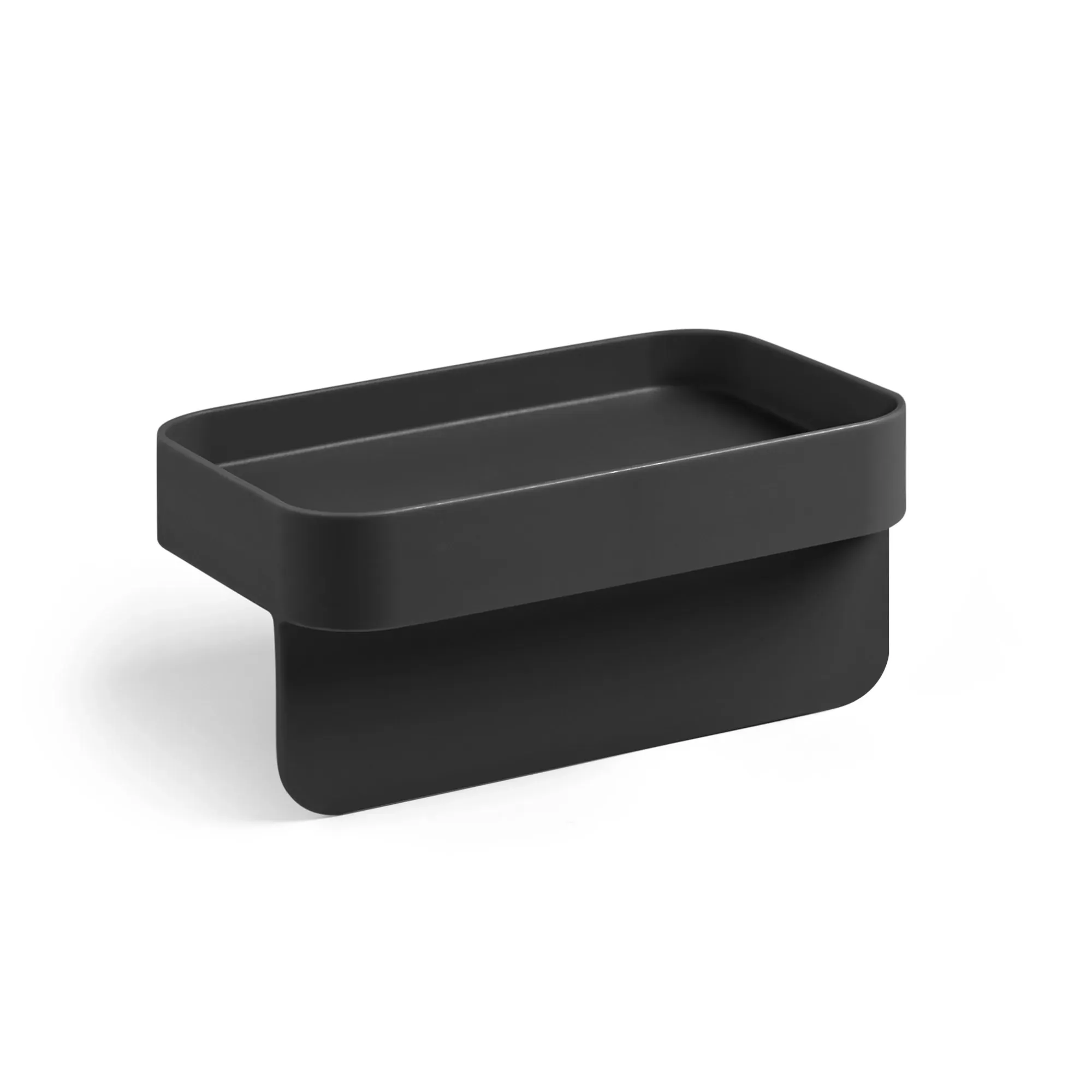 Porte-éponge à ventouses en polypropylène noir