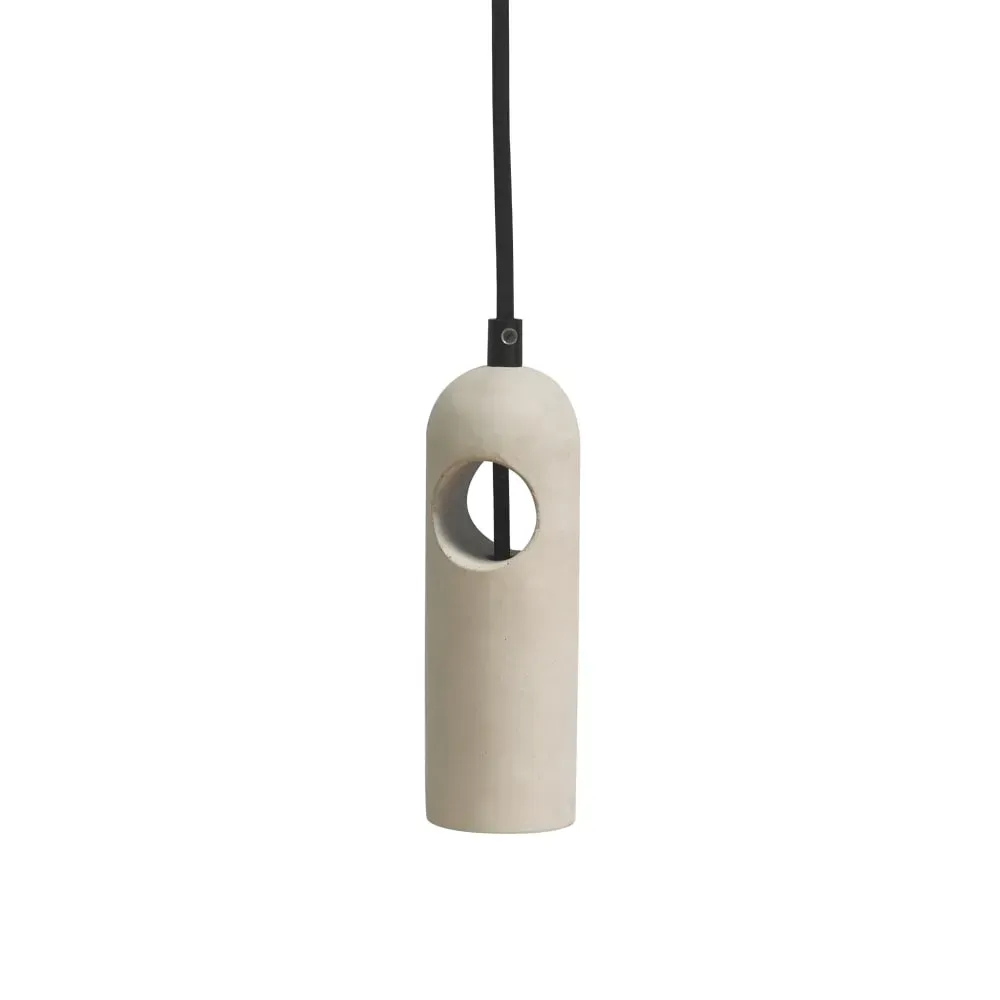 Pack de 2 lampe en suspension béton  150 cm