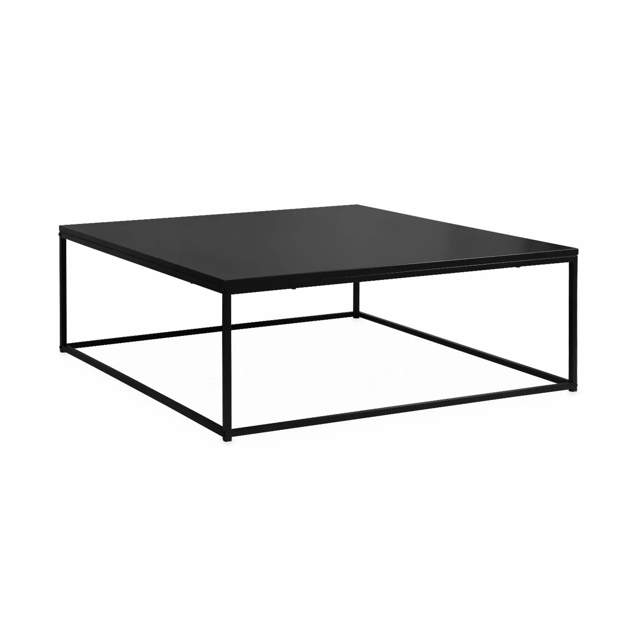 Table basse, design industriel, structure métal