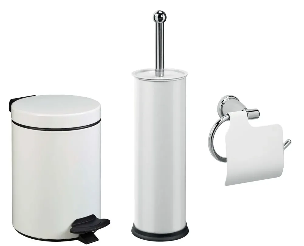Ensemble toilettes avec poubelle 3L et accessoires