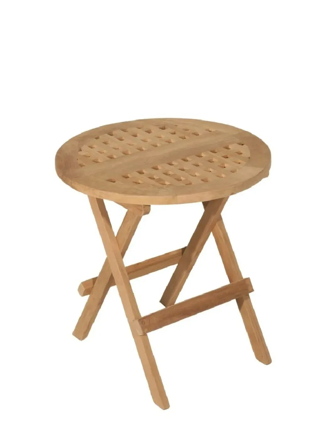 Table basse pliante de jardin en bois teck