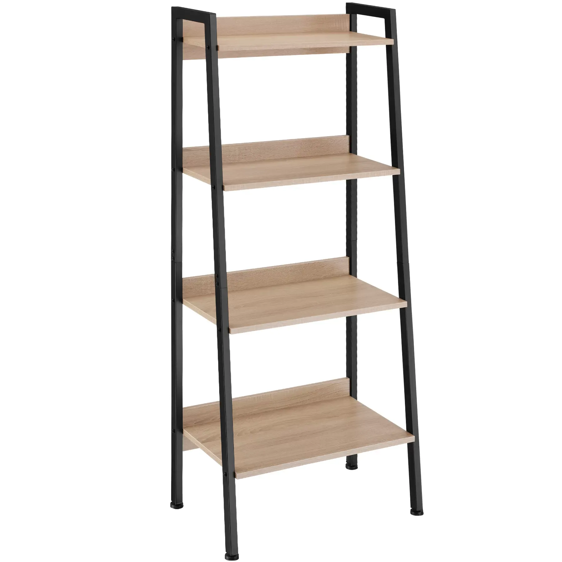 Étagère Style industriel anti-basculement 575x34x138 cm bois clair