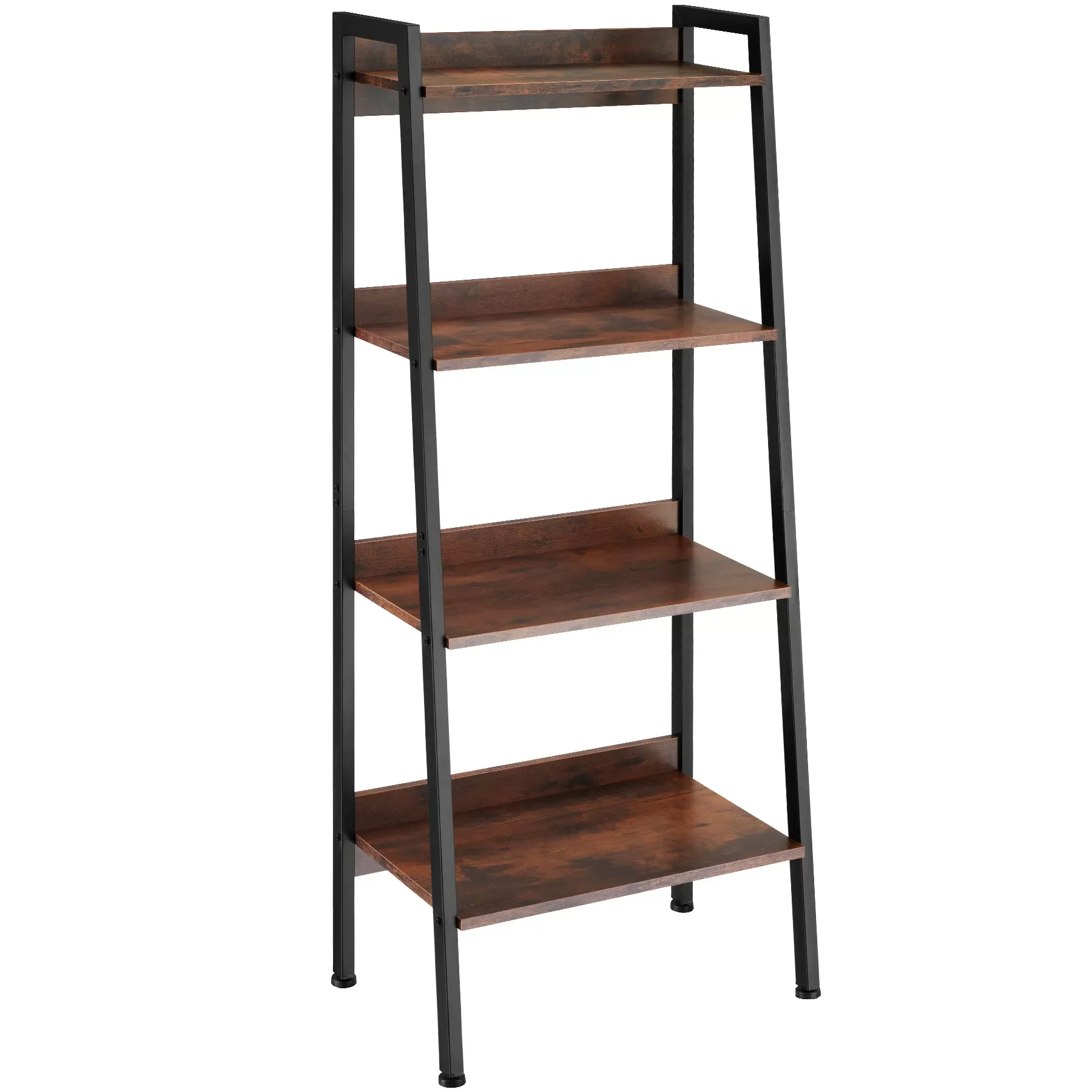 Étagère Style industriel 575x34x138 bois foncé Bois foncé