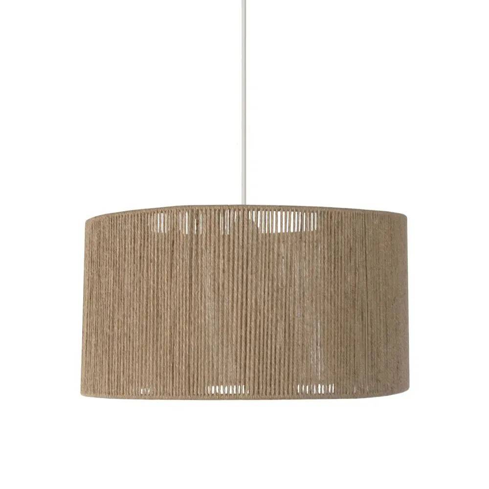 Suspension blanche en fibre naturelle 42cm