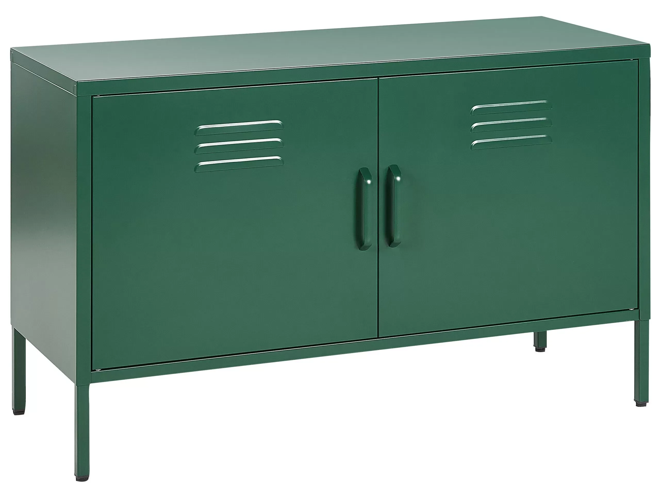 Meuble de rangement métal vert