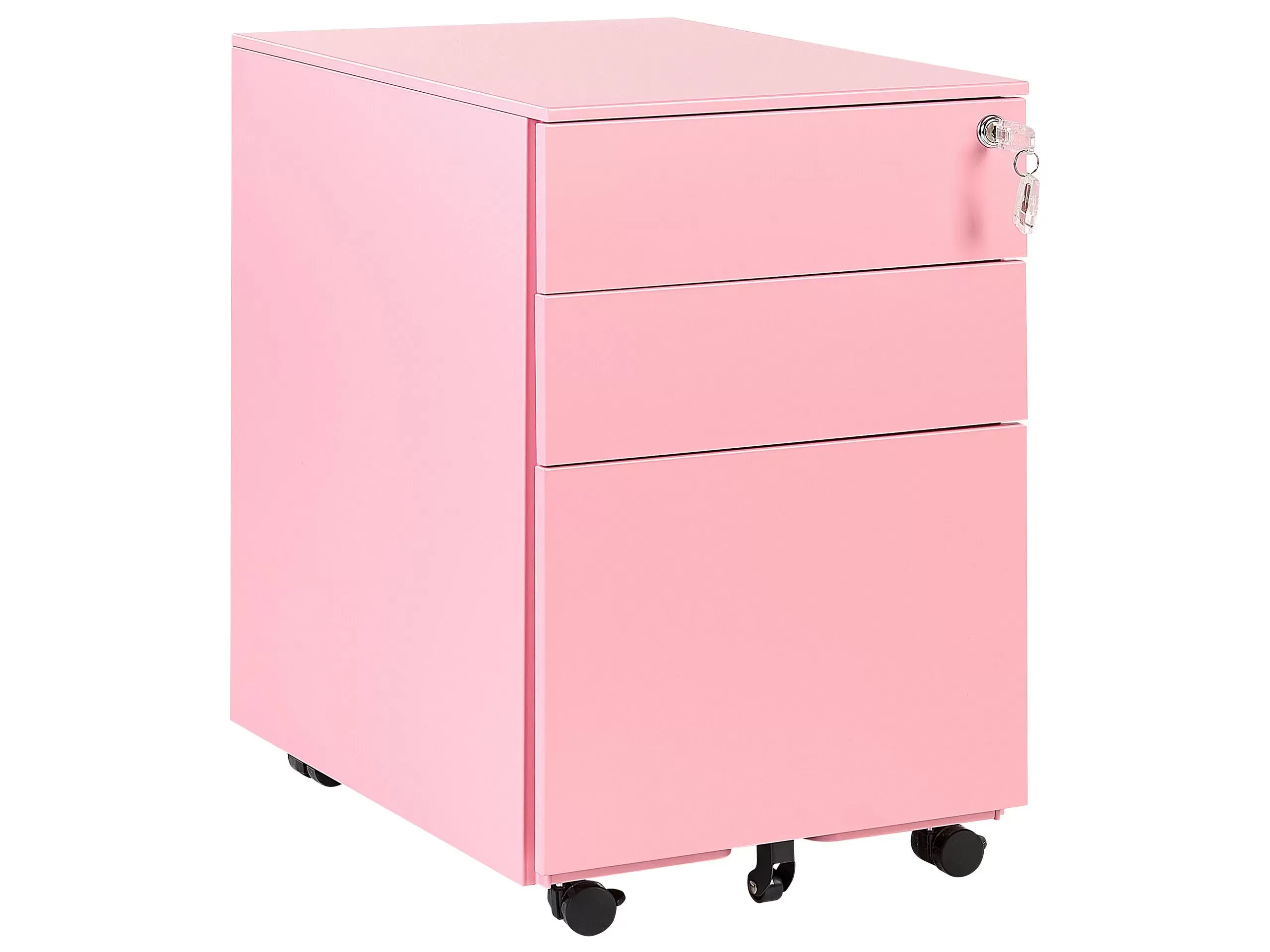 Meuble de rangement métal rose