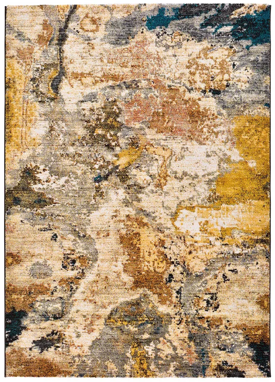 Tapis abstrait beige/multicolore 160x230 cm