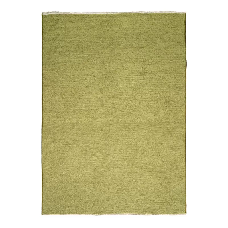 Tapis réversible vert/bleu pétrole 120x170
