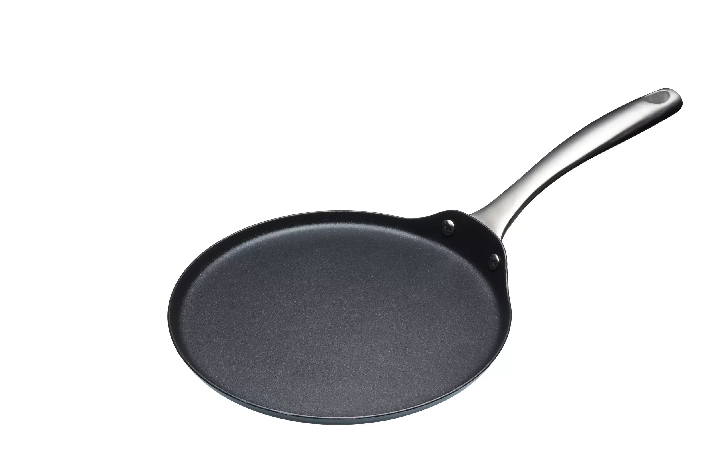 Poêle à crêpes 24cm - induction - acier carbone noir