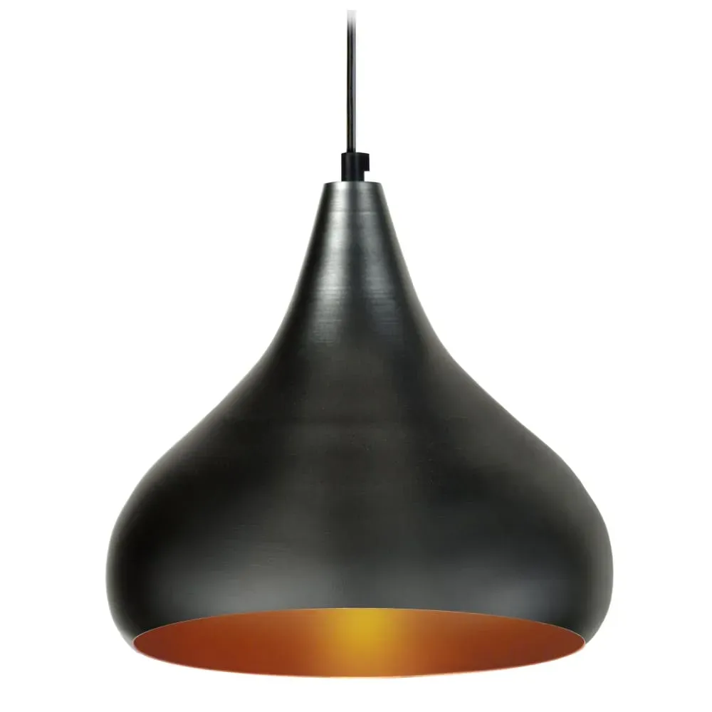 Suspension  métal,anthracite ,H85xD27xP27cm