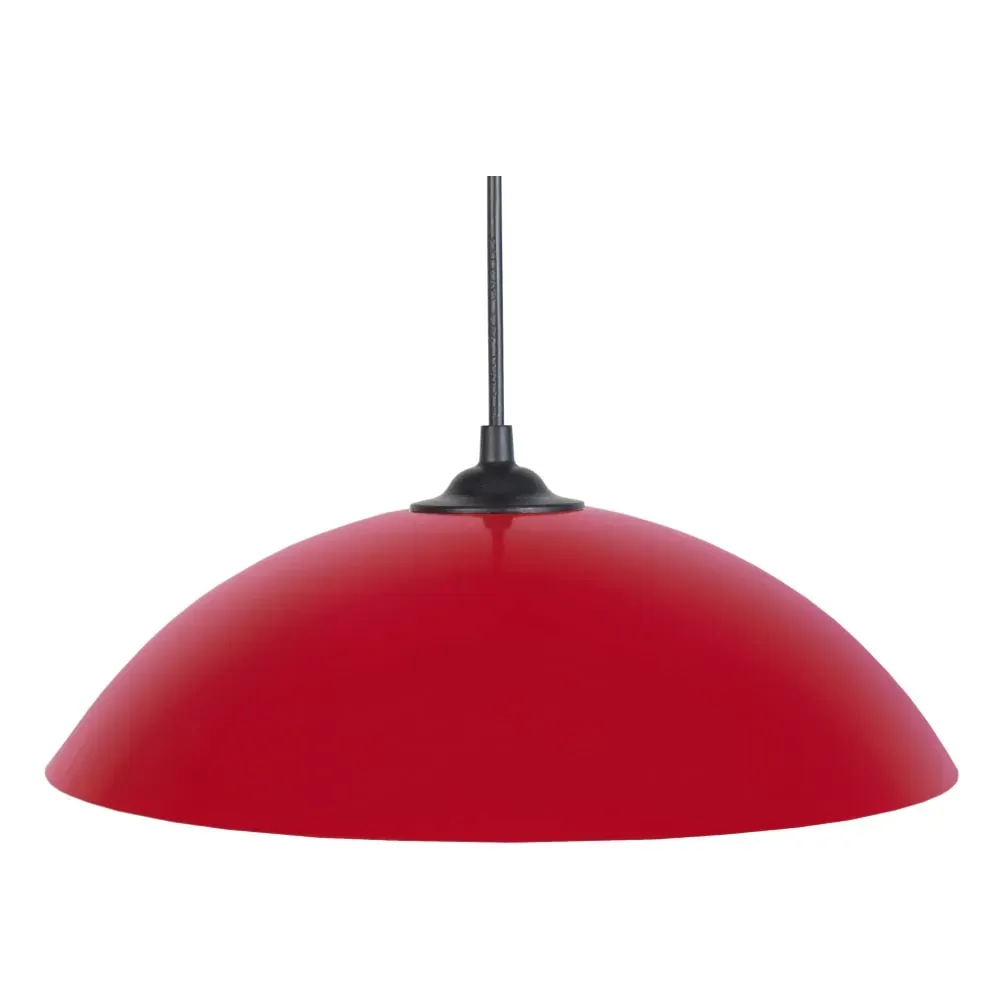Suspension  métal,Rouge ,H68x D29,5xP29,5cm