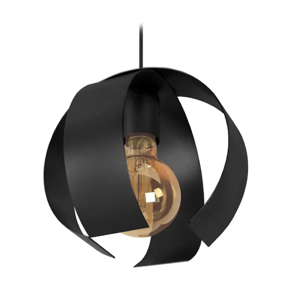 Suspension  métal,Noir , H 77xD19x P 19cm