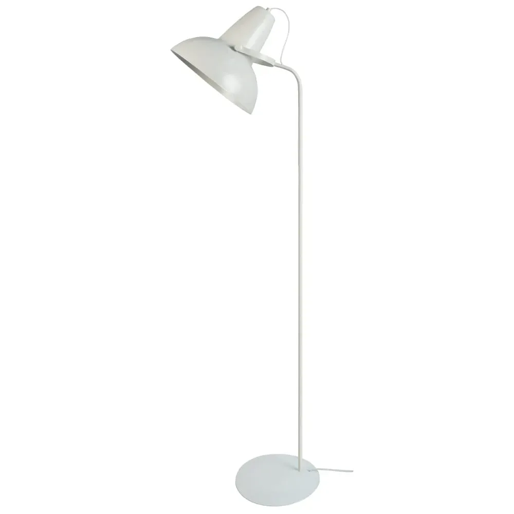 Lampadaire liseuse  métal,Blanc  ,H150xD29xP29 cm