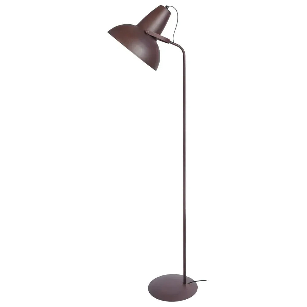 Lampadaire liseuse  métal,Marron,H150xD29xP29 cm