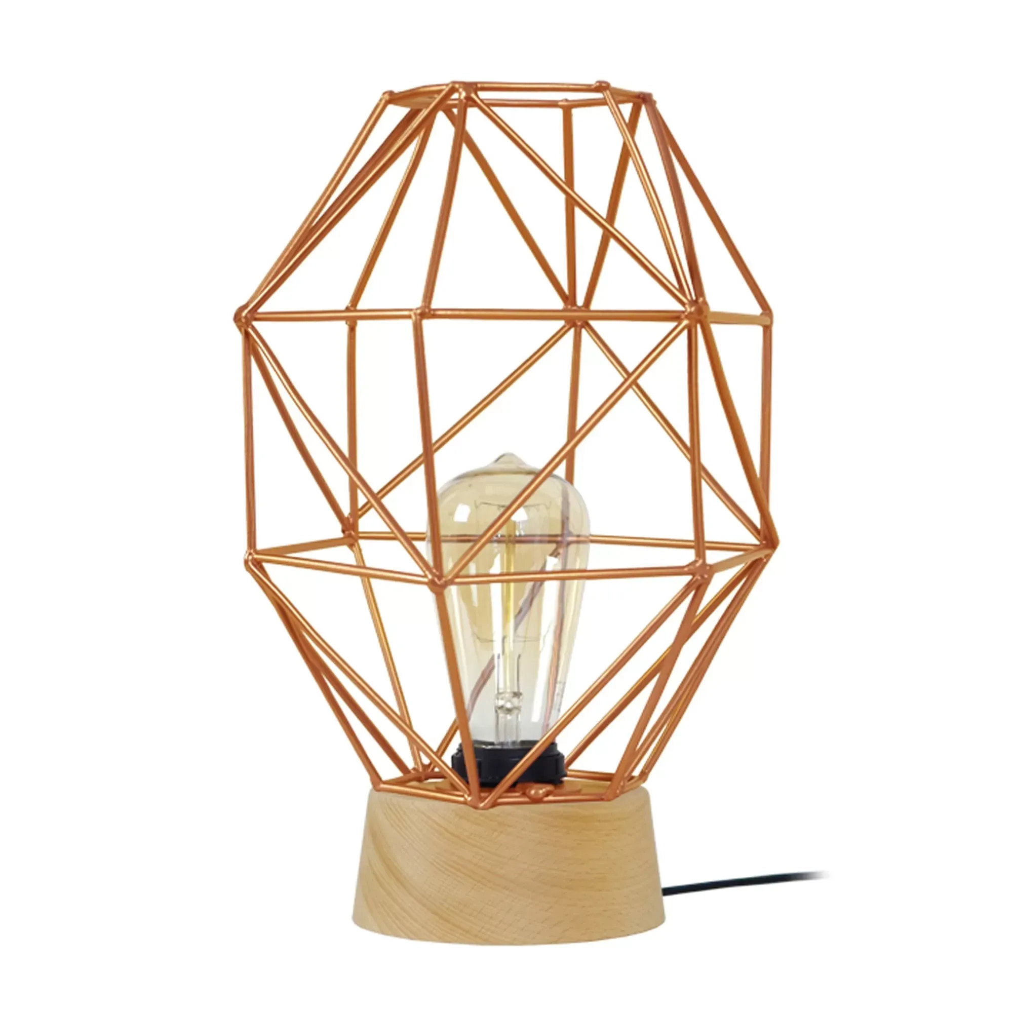 Lampes à poser  bois,naturel,H32xD21xP21 cm