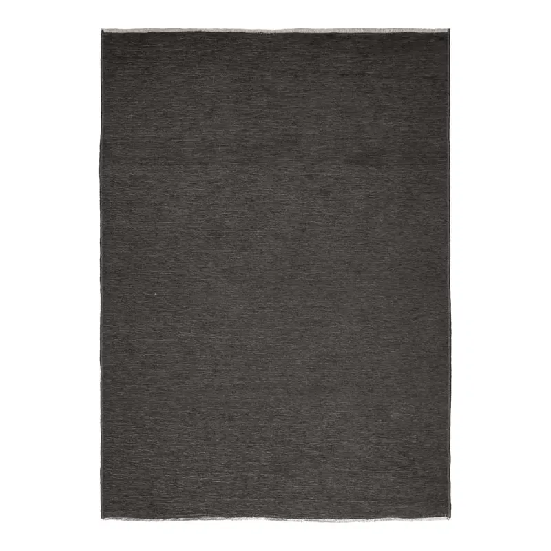 Tapis réversible charbon/gris foncé 160x230