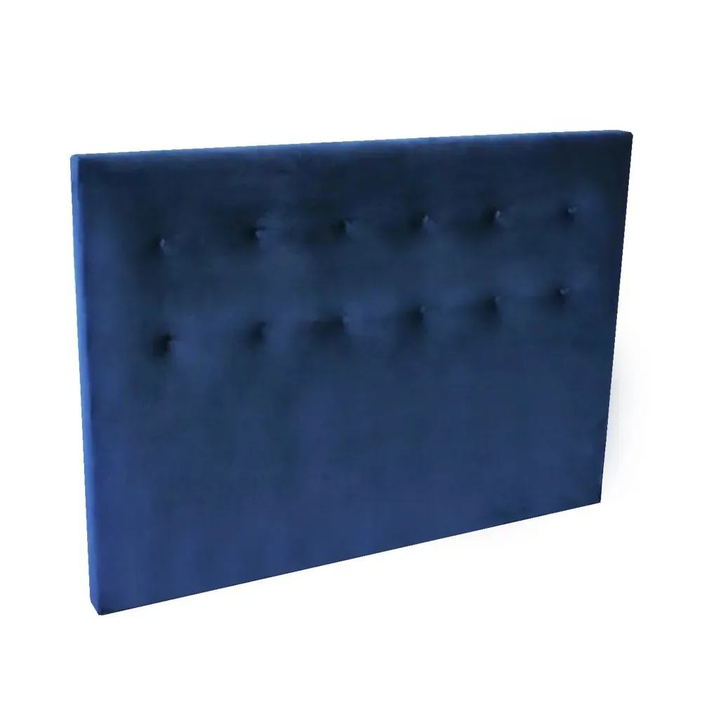 Tete lit capitonnée 160x115 bleu