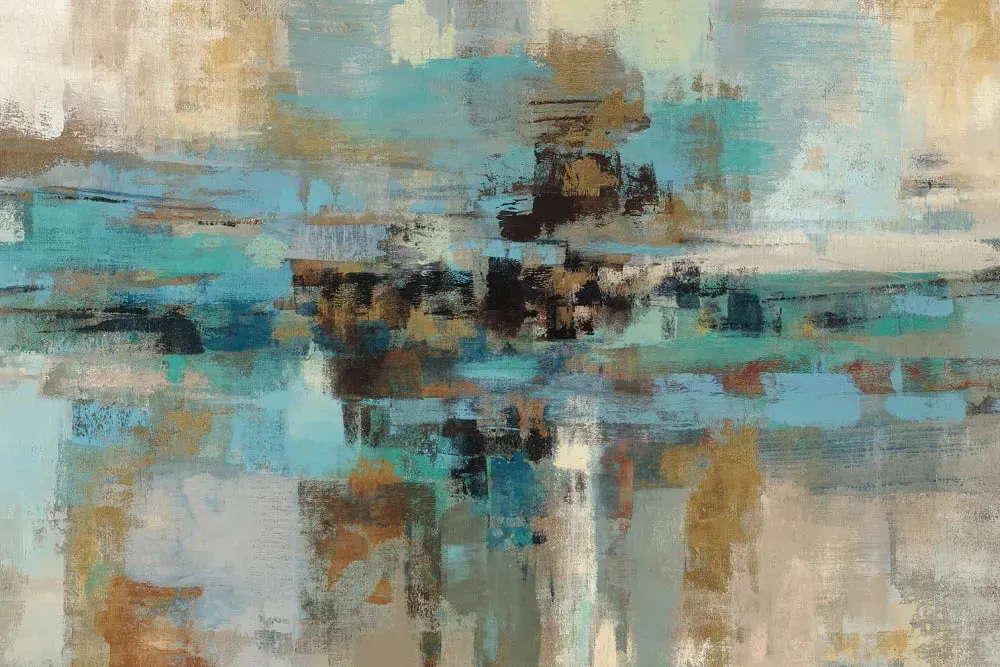 Tableau moderne murale Fjord imprimé sur toile 90x60 cm