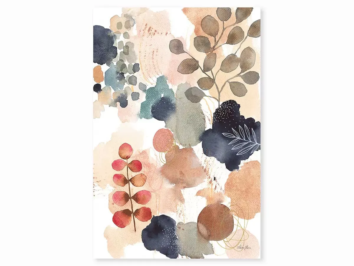 Tableau fleurs Nature et sérénité imprimé sur toile 60x90 cm