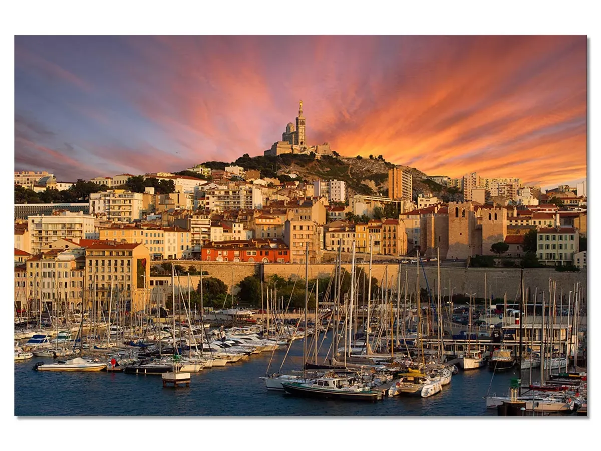 Tableau, la bonne mère toile imprimée 120x80 cm