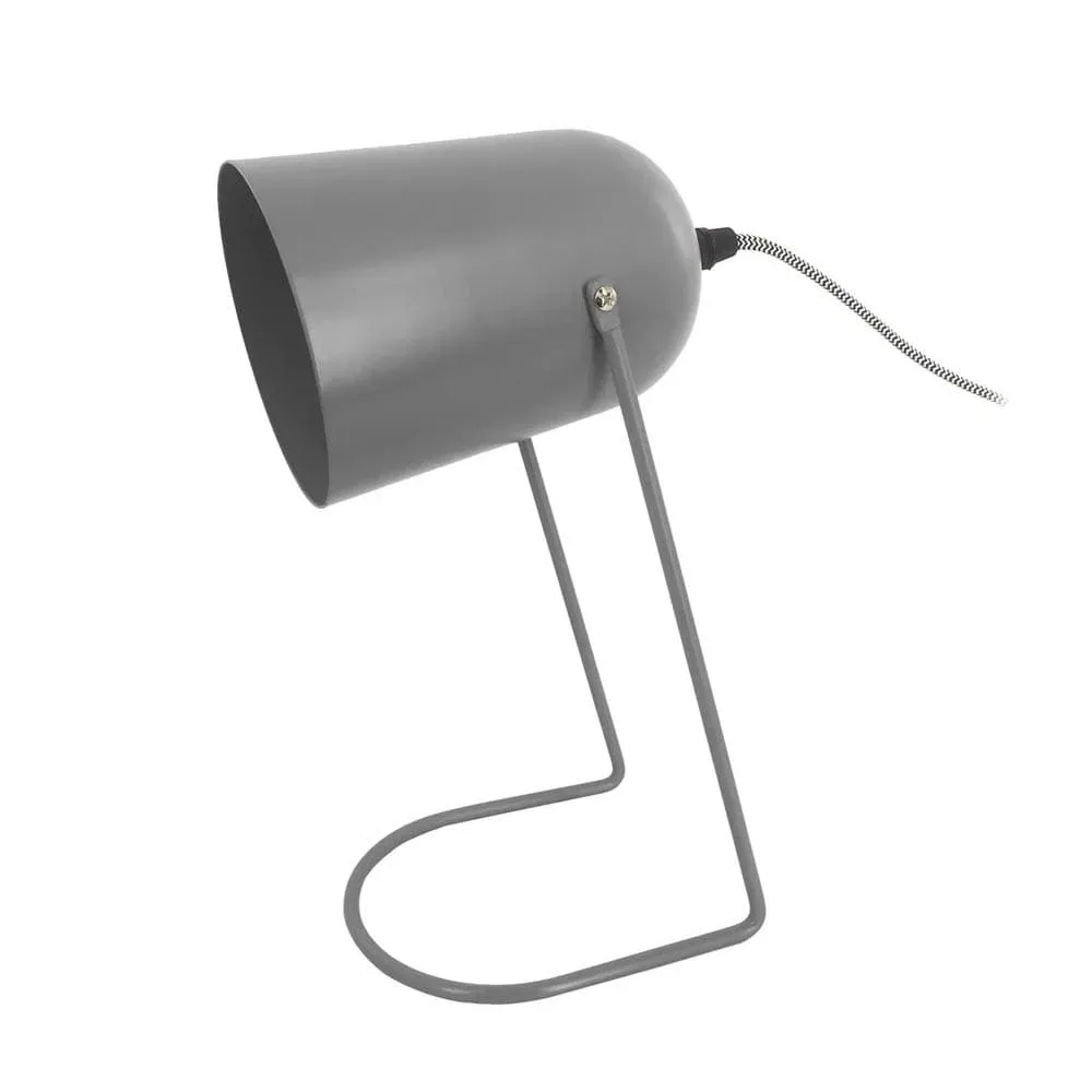 Lampe de Table fer gris 30x18cm