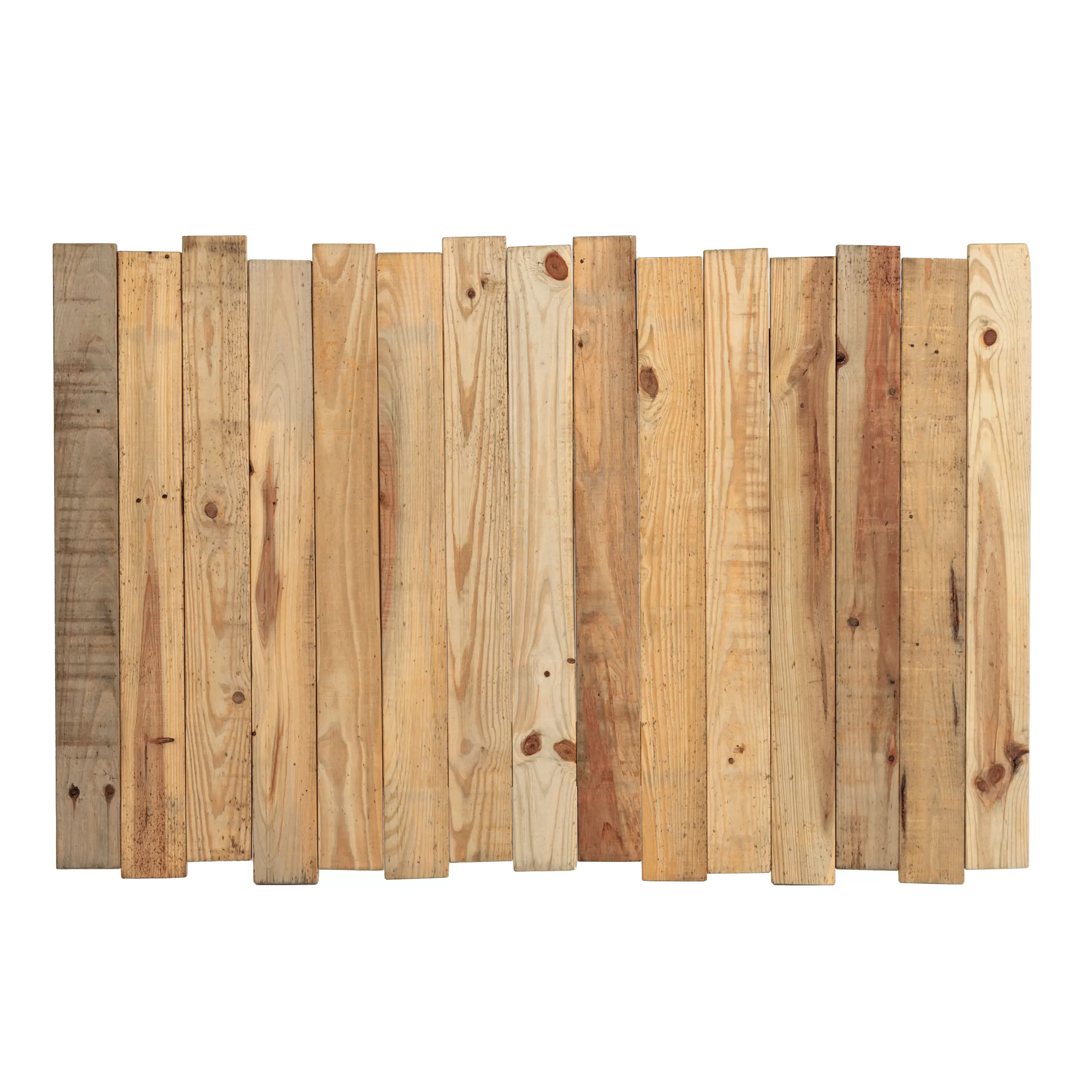 Tête de lit en bois de couleur marron pour lit 135 cm