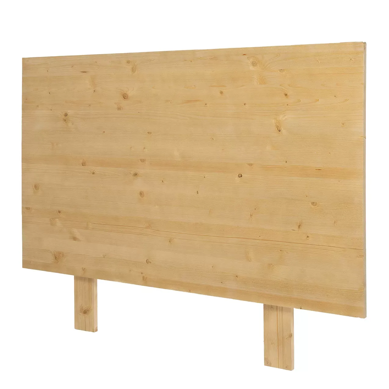 Tête de lit en bois massif de couleur naturel pour lit 135 cm