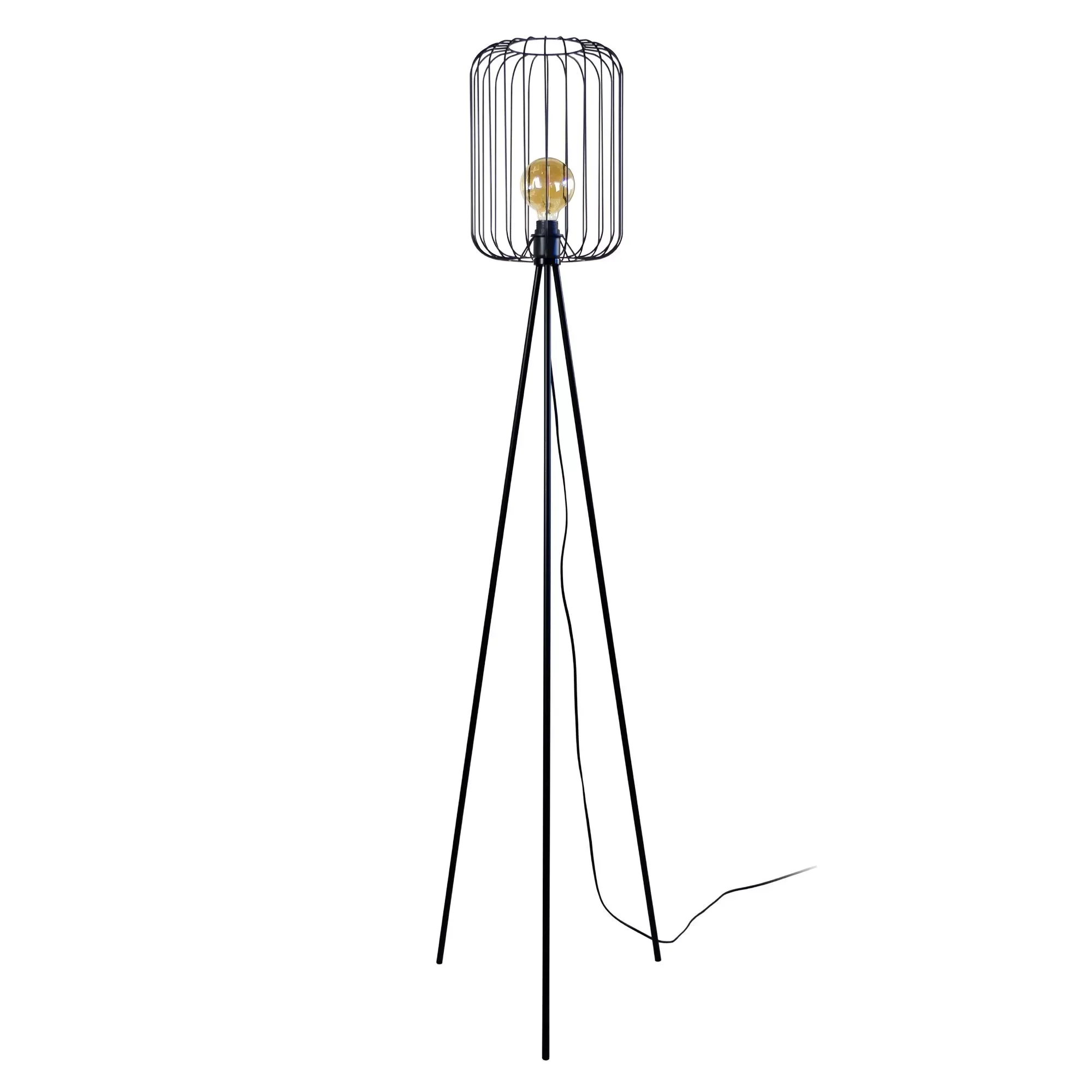 Lampadaire  métal,Noir ,H157xD 50x P 50cm