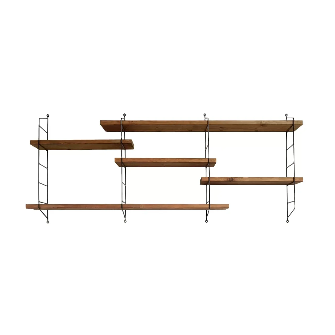 Etagère en bois de couleur marron