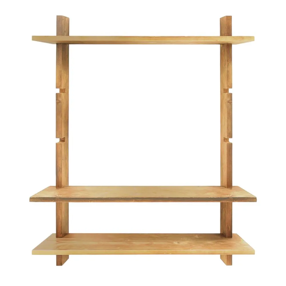 Étagère modulaire individuelle marron clair