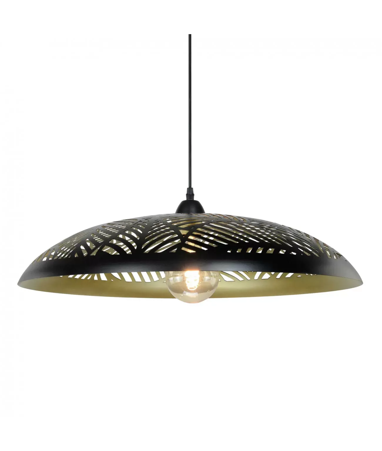 Suspension en métal perforé