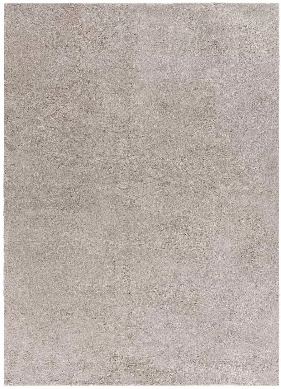 Tapis descente de lit lavable taupe antidérapant 60x120 cm