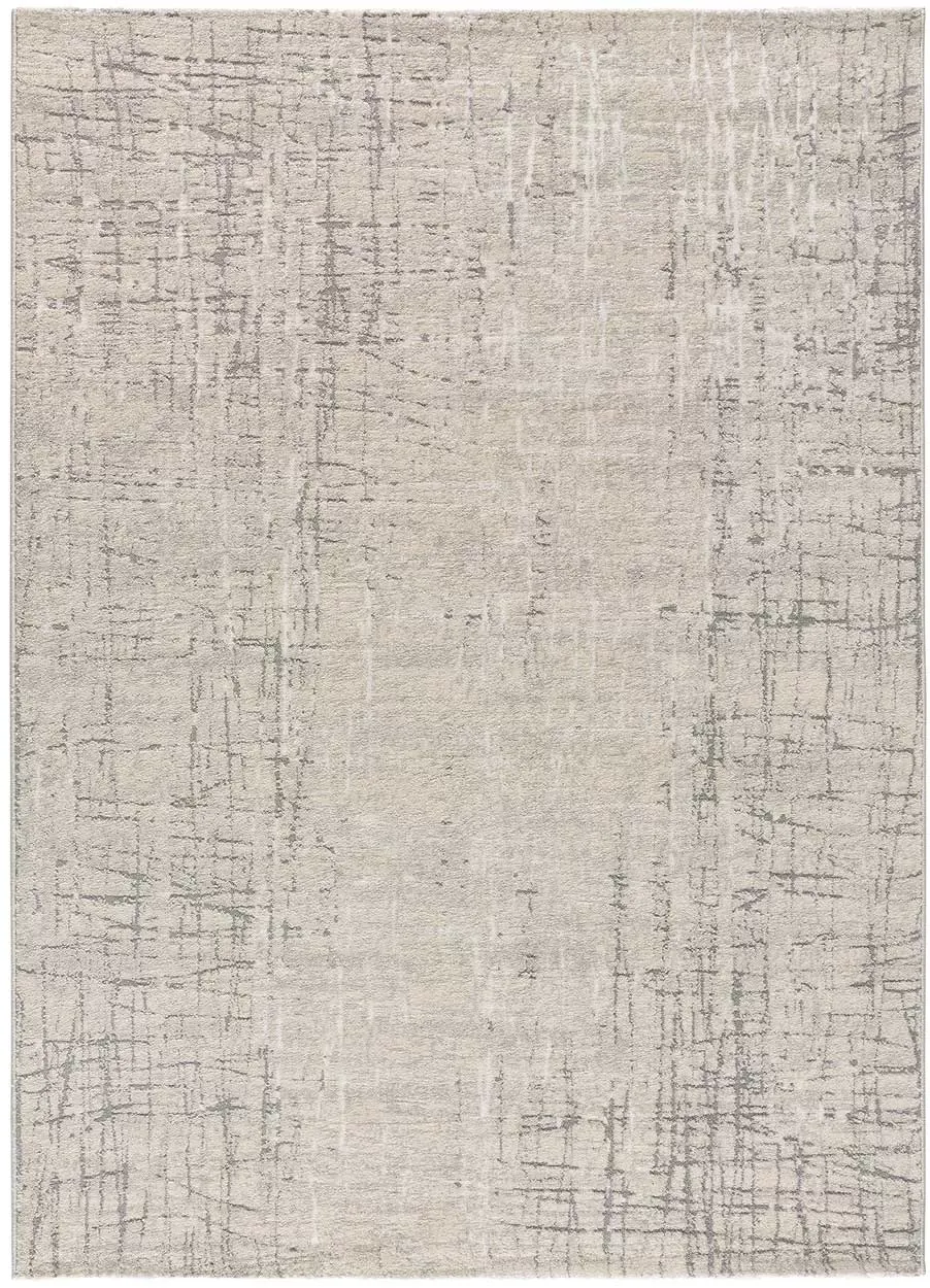 Tapis à relief abstrait gris/beige 160x230 cm