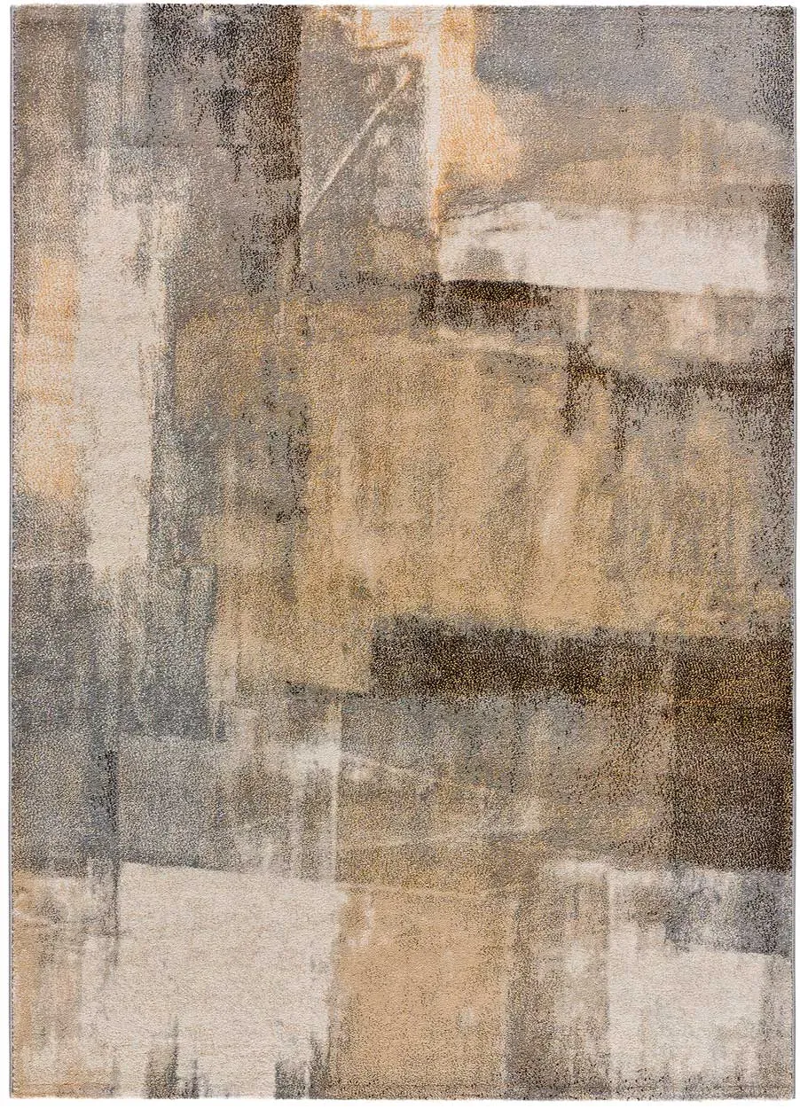 Tapis abstrait beige 133x190 cm